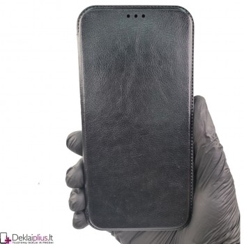 Razor odinis atverčiamas dėklas - juodas (Xiaomi Poco X5 5G/Redmi Note 12 5G)